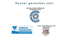 Tablet Screenshot of gonschor.net